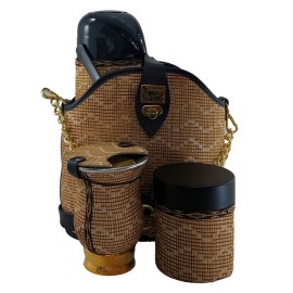 KIT SUPER LUXO COMPACTO 1L - 4 PEAS - BEGE E DOURADO