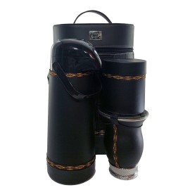 KIT FECHADO C/ ZIPER 1L - 4 PEAS - PRETO MATELASS QUADRADO