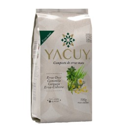 COMPOSTO YACUY DE ERVA-MATE COM CARQUEJA, CIDREIRA, CAMOMILA E ERVA-DOCE 500G  